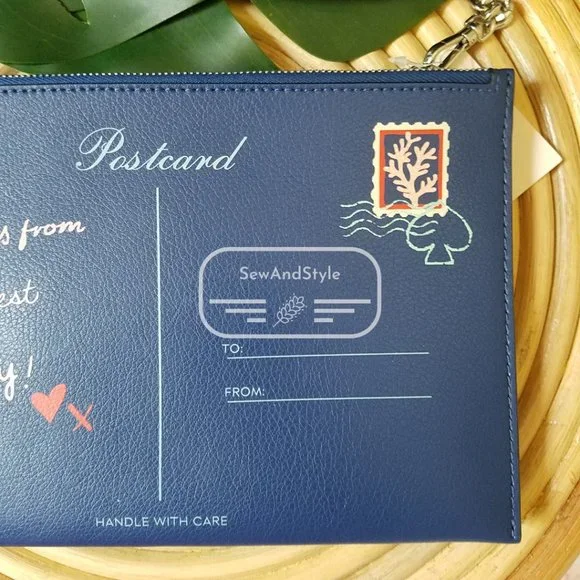 Kate spade NWT Off the Grid Bon Voyage Crossbody Blue Ridge Zipper Top